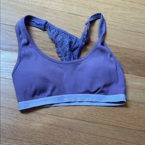 Xhilaration Lavender Lace Sports Bra